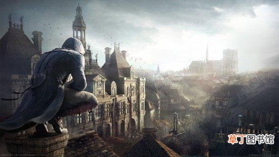《刺客信条：大革命》游戏中巴黎圣母院对比图