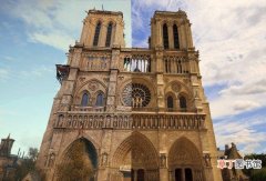《刺客信条：大革命》游戏中巴黎圣母院对比图