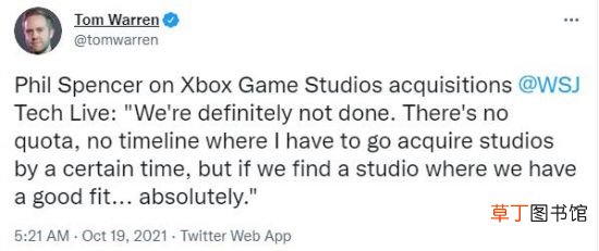 xbox总裁：微软确定会收购更多游戏工作室