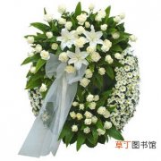 【花】日本葬礼花环——素雅