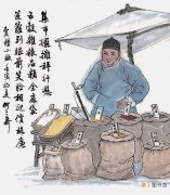 老北京百姓常在粮摊儿上买粮食，居民和摊贩的关系如同邻里一样