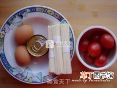西红柿鸡蛋龙须面汤，术后养身菜品