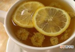 菊花茶和柠檬片可以一起泡水喝吗
