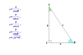 对边比斜边图解是sin还是cos 对边比斜边是什么函数